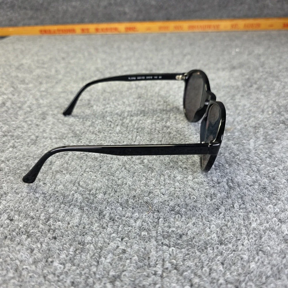 Ralph Lauren Purple Label PL 9762 Sunglasses Black ROUND Polarized Lens Vintage